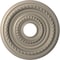 Ekena Millwork Cole PVC Ceiling Medallion (Canopies up to 4 1/2"), 16"OD x 3 1/2"ID x 1"P, Metallic Silver Metallic CMP16COCSV - alternate 1